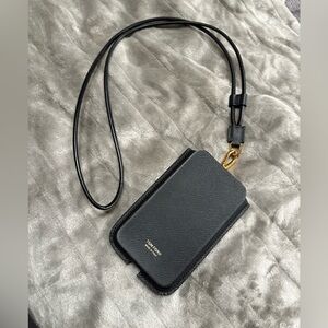 Tom Ford Black Leather Phone Case